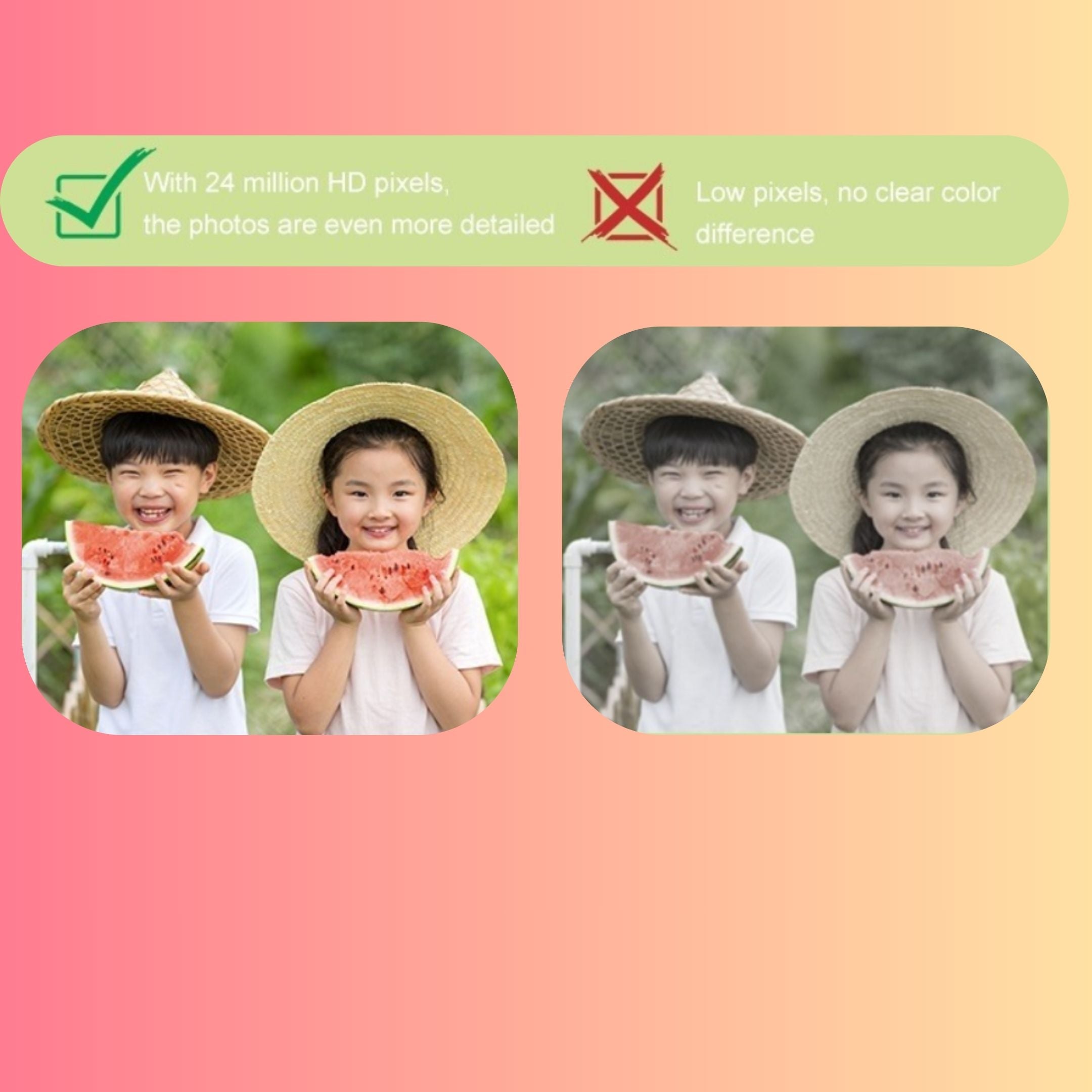 Kids Instant Print Digital Camera with 32GB Card