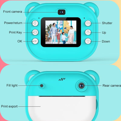 Kids Instant Print Digital Camera with 32GB Card