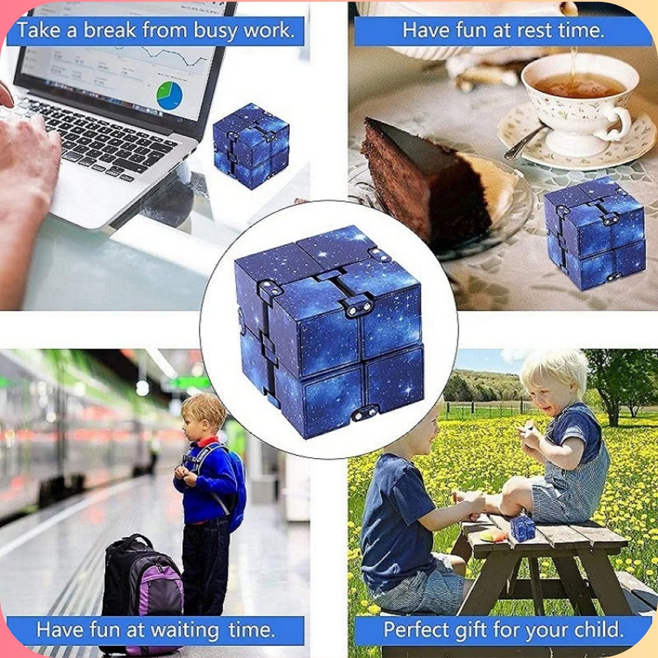 Infinity Cube Flip Toy – Endless Puzzle Fun for Kids & Teens